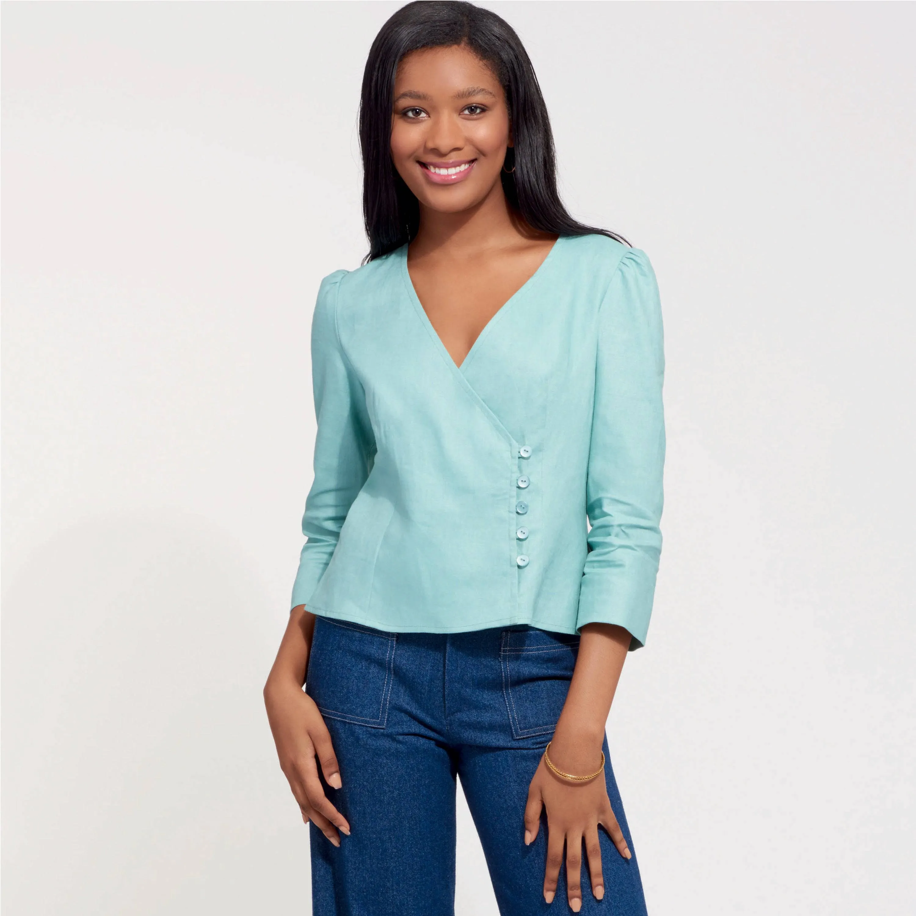 6601 New Look Sewing Pattern N6601 Misses' Tops