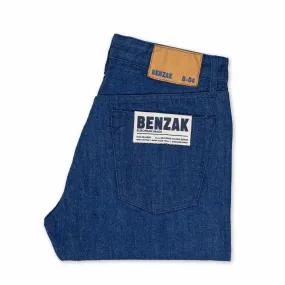 B-04 RELAXED 14 oz. selvedge colour denim / blue