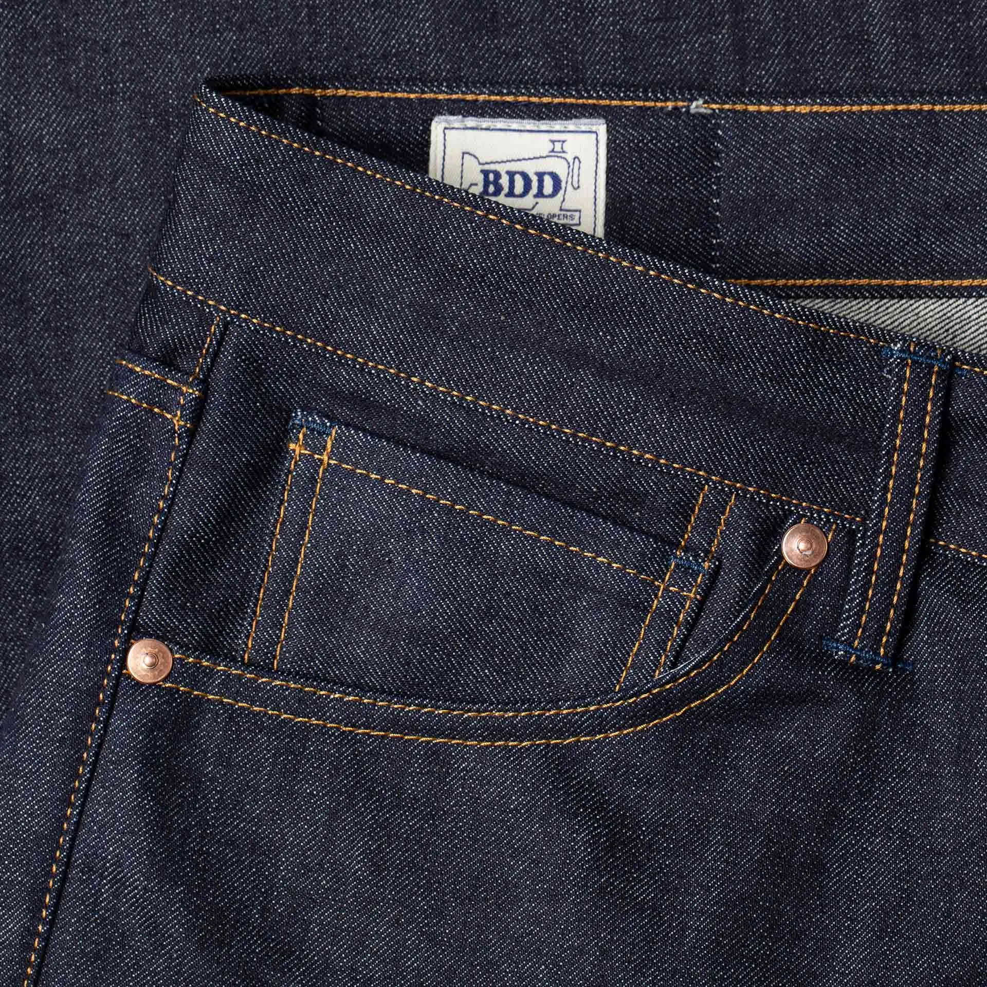 B-04 RELAXED TAPERED special #2 15 oz. vintage indigo selvedge