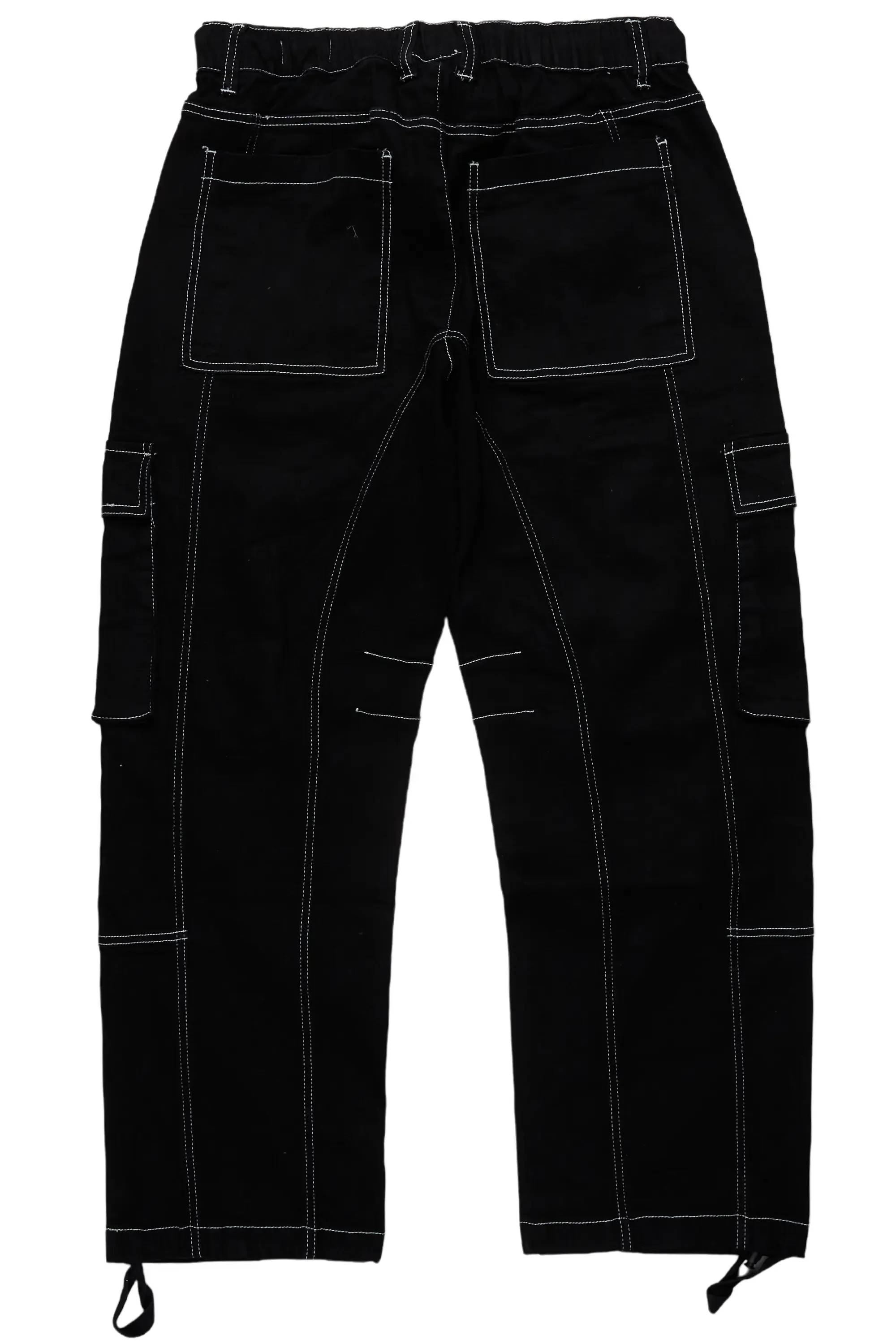 Baha Black Painter Baggy Cargo Pants