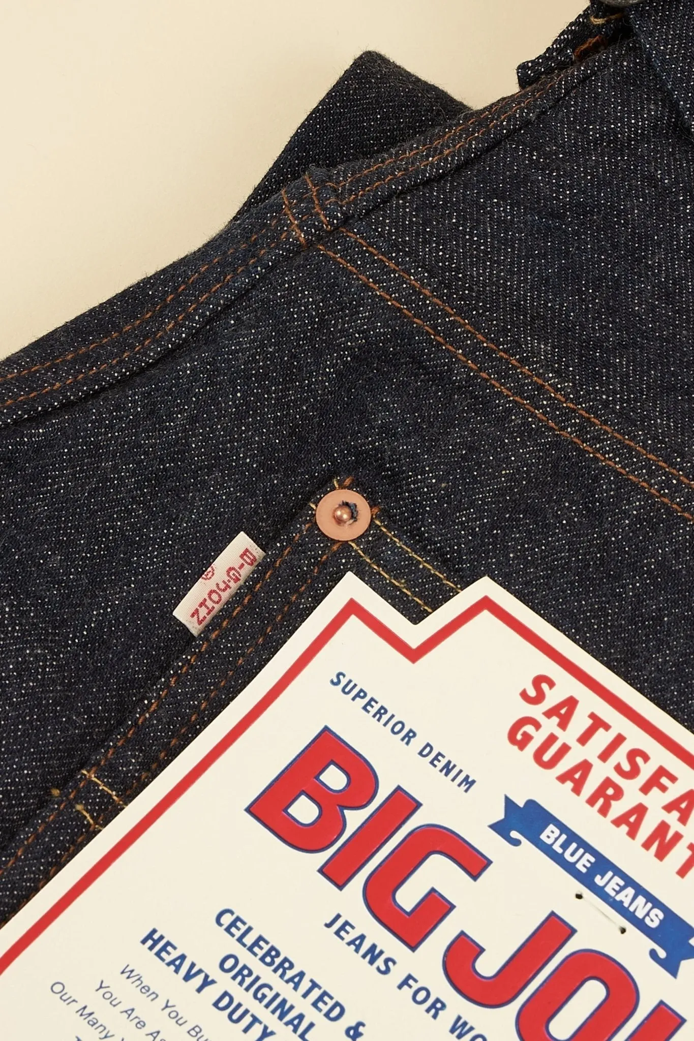 Big John Buckaroo Straight Selvedge Jeans - 14oz