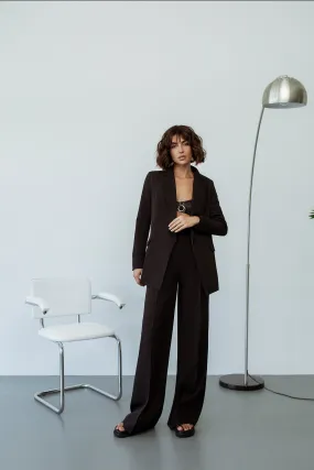 Black Single-Breasted Suits 2-Piece