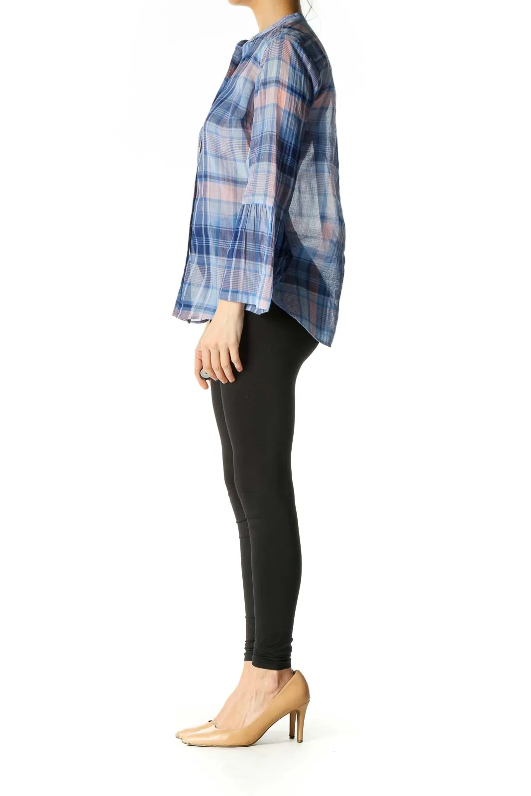 Blue Checkered Formal Shirt