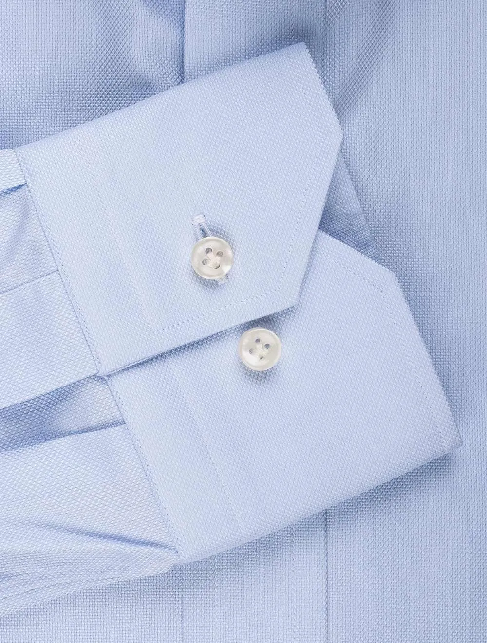 Blue Weave Pattern Classic Fit Shirt Blue/tailo