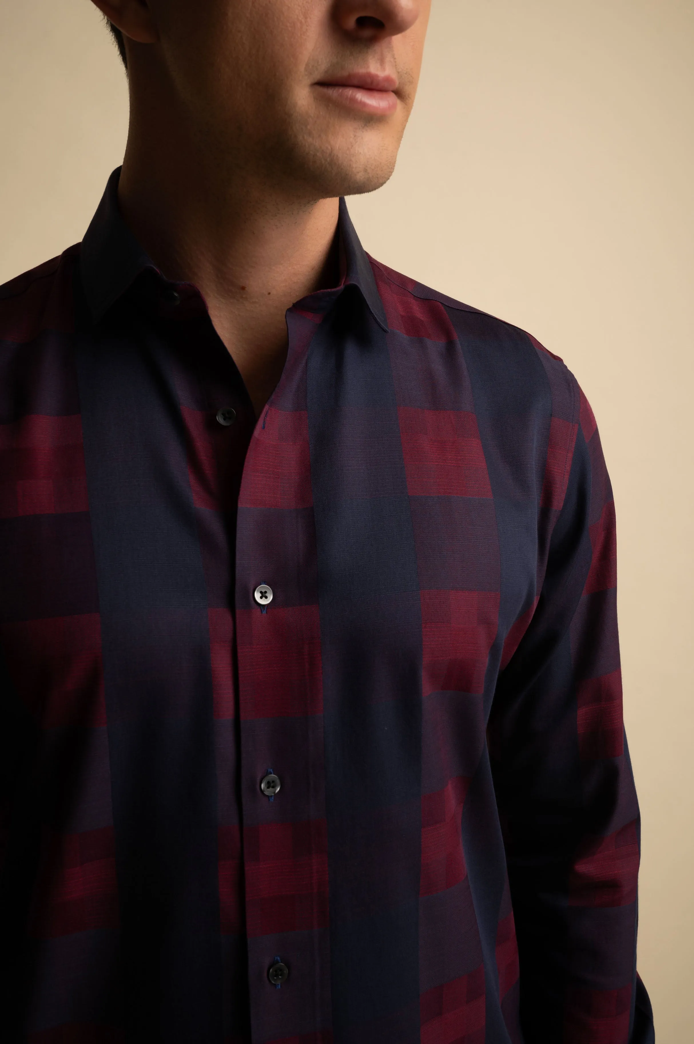 Chelsea Wine Check Shirt EOSS