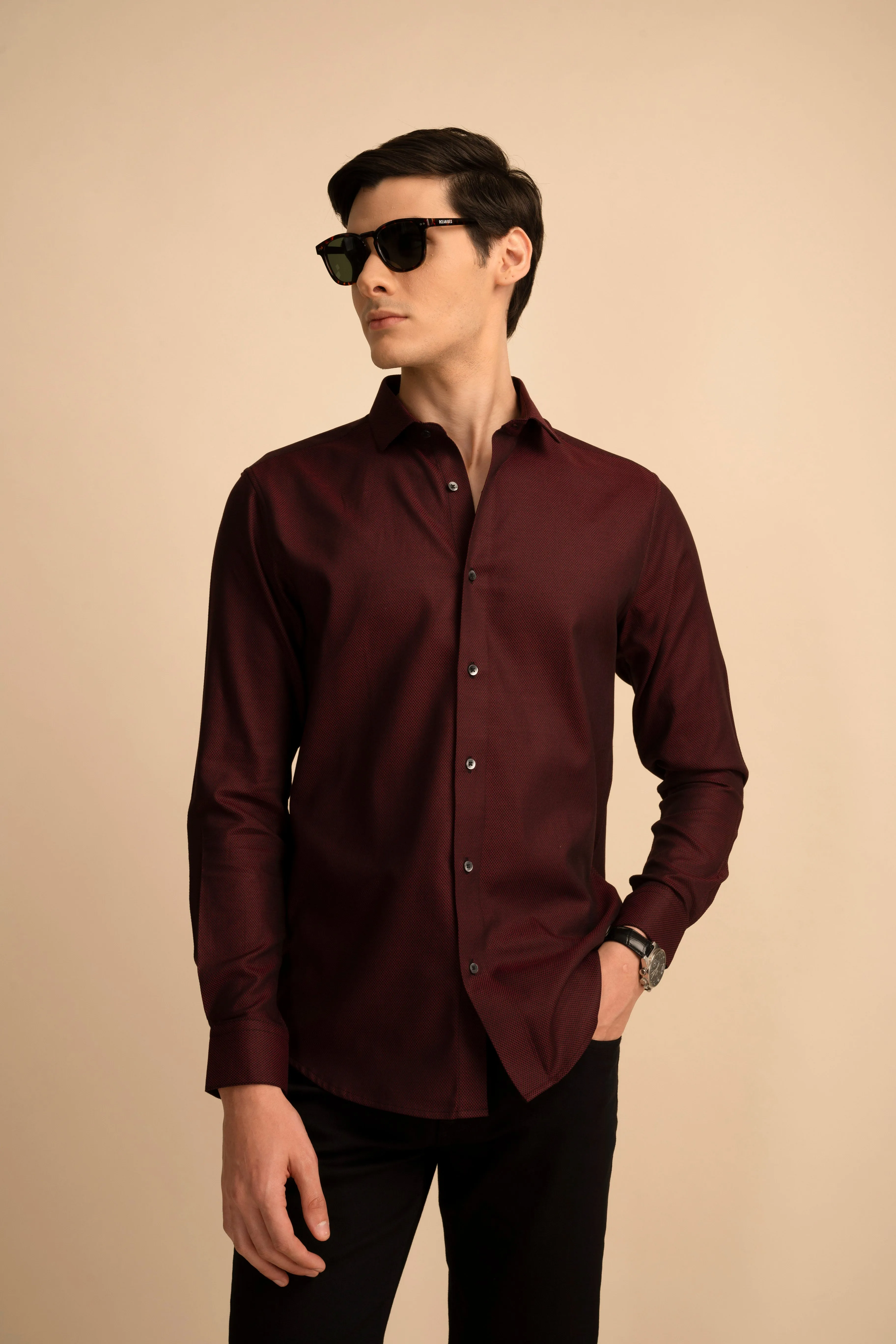 Cherry Solid Shirt EOSS