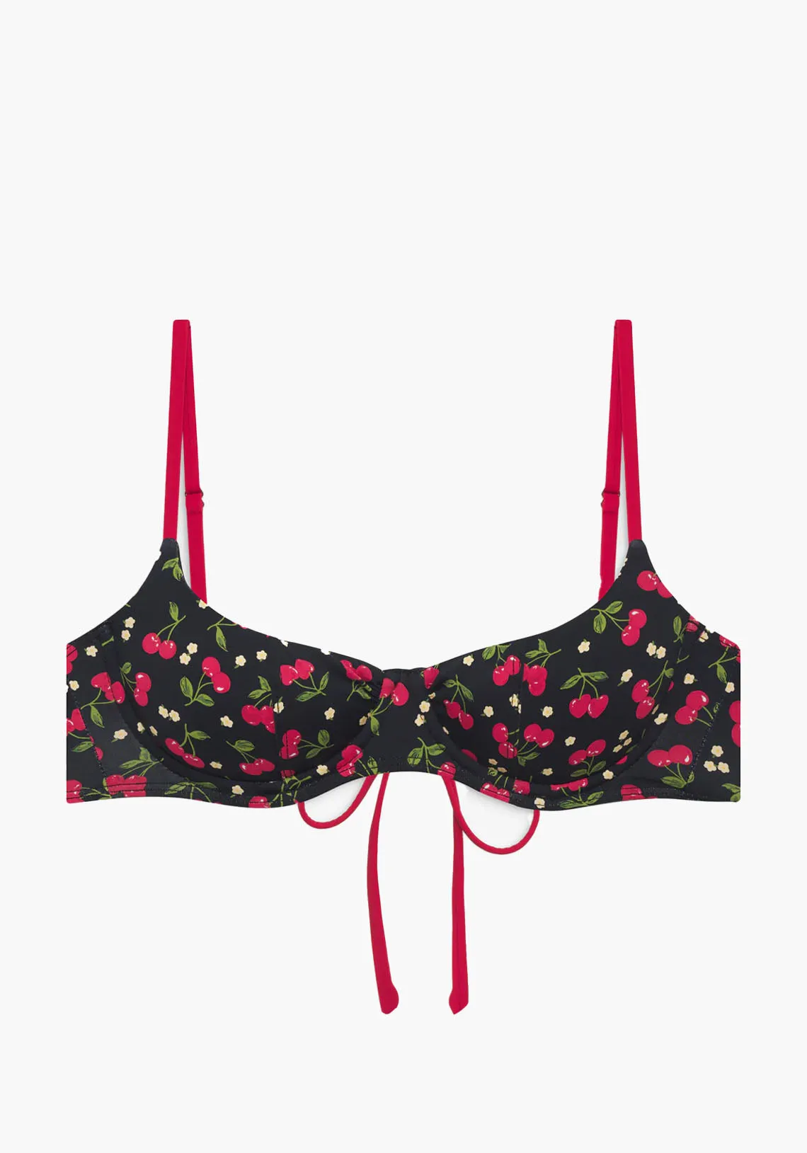 COLA TOP CHERRY HEARTS PRINT