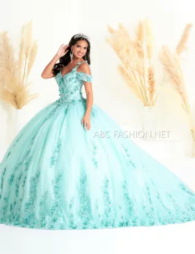 Cold Shoulder Quinceanera Dress by Fiesta Gowns 56449