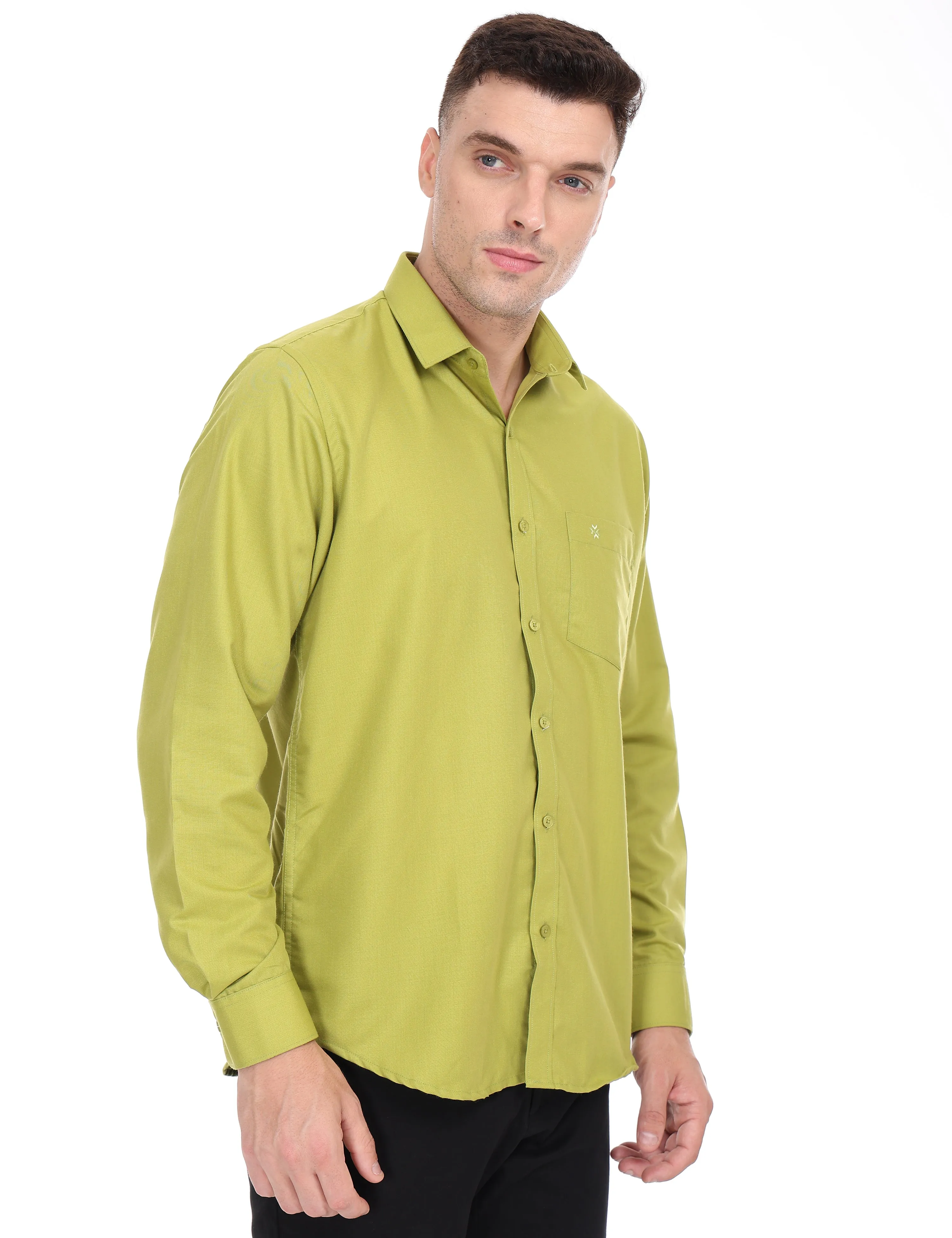 Cool Club Plus Cotton colour Shirt Full Sleeve - 31003