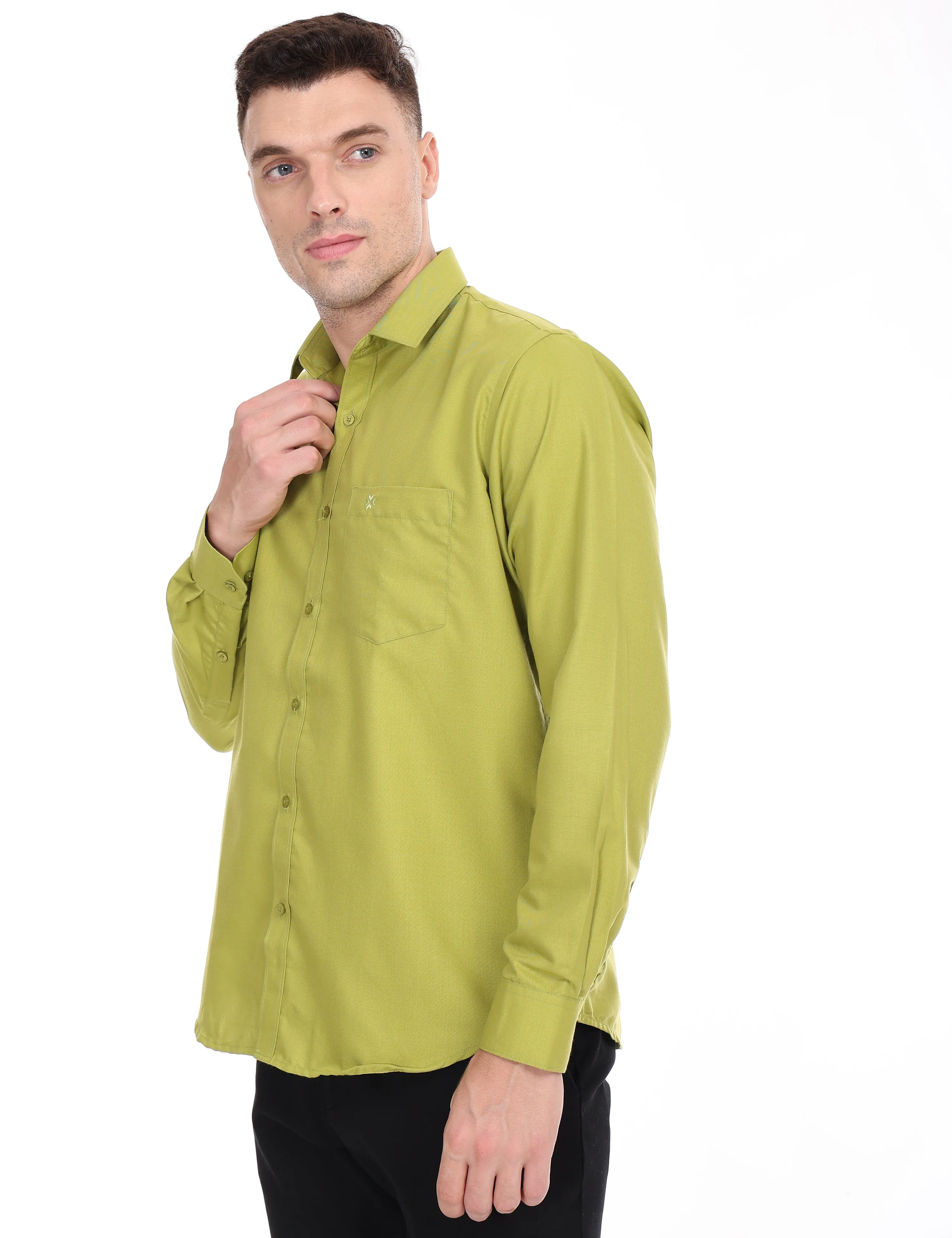 Cool Club Plus Cotton colour Shirt Full Sleeve - 31003