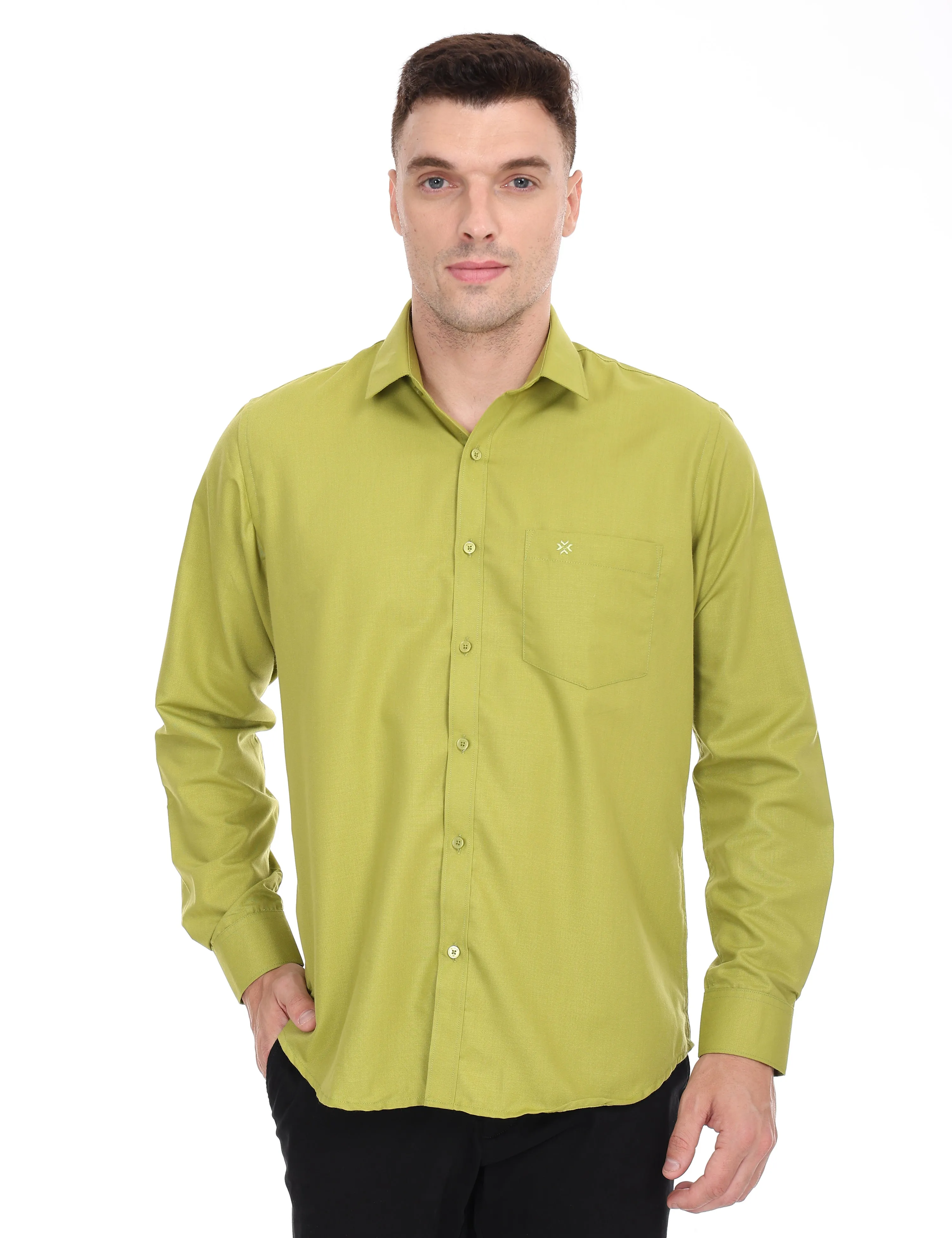 Cool Club Plus Cotton colour Shirt Full Sleeve - 31003