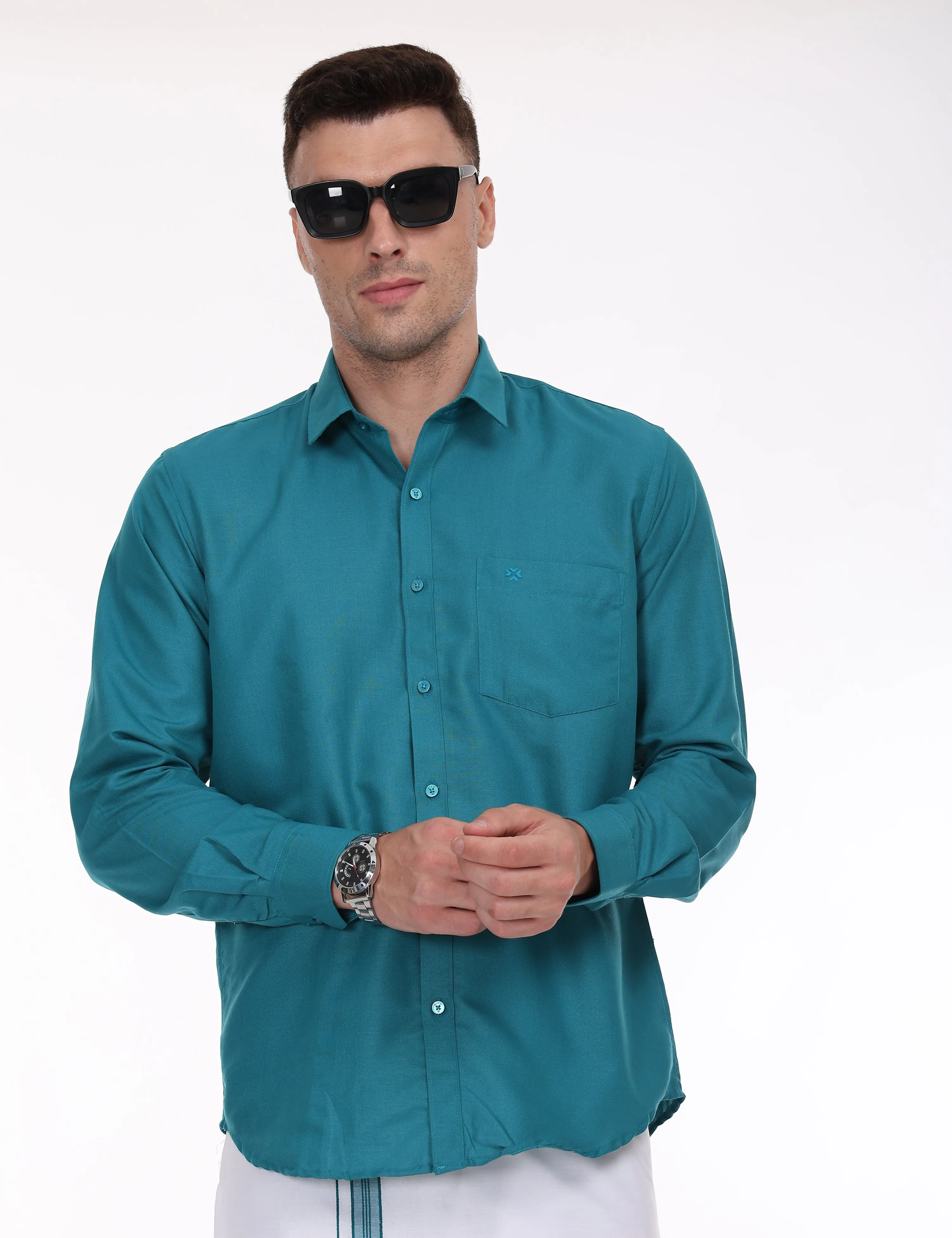 Cool Club Plus Cotton colour Shirt Full Sleeve - 31010