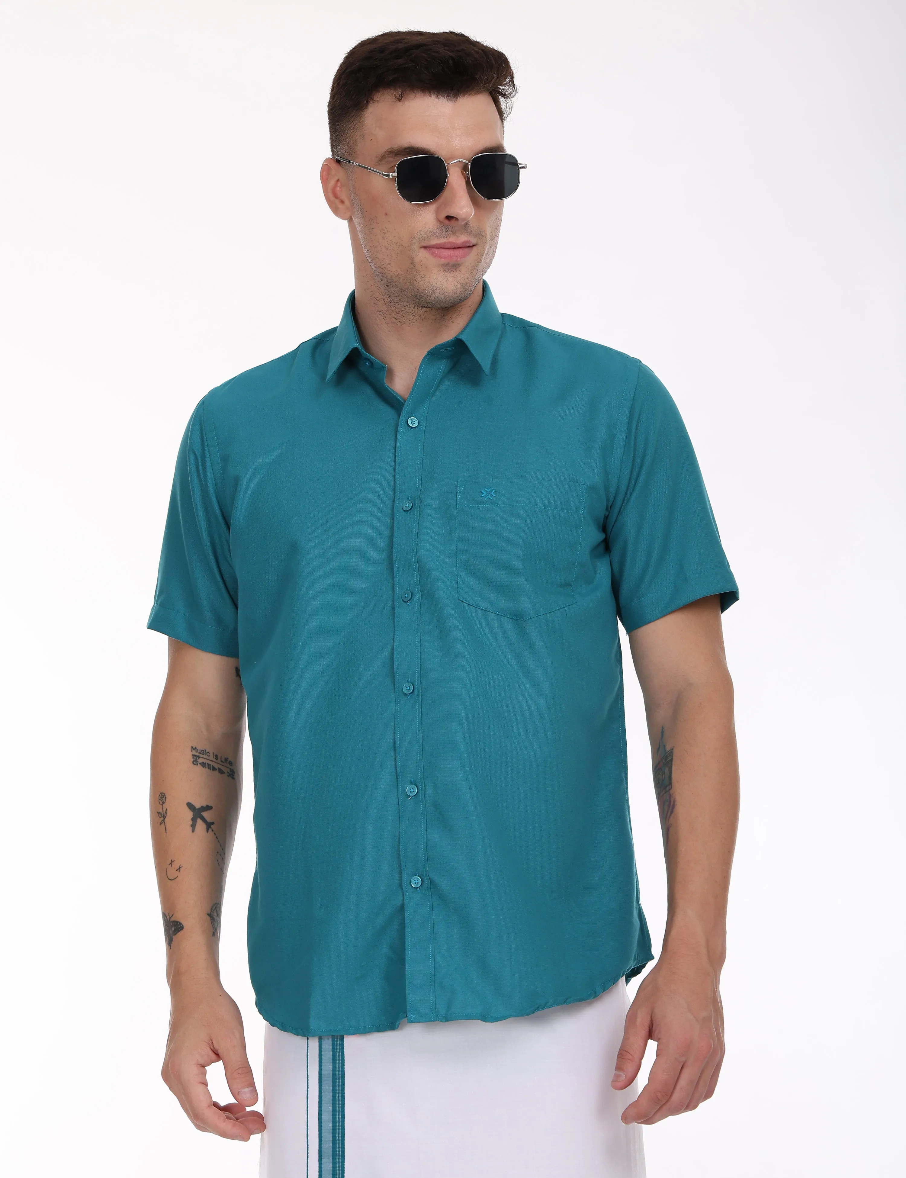 Cool Club Plus Cotton colour Shirt Half Sleeve - 31010