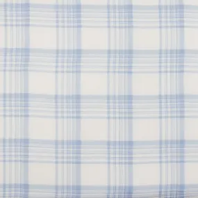 Crepe Chiffon - DAISY - Big Plaid - Blue