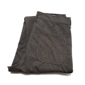 Dad's Fit Painter Pants - Brown Houndstooth