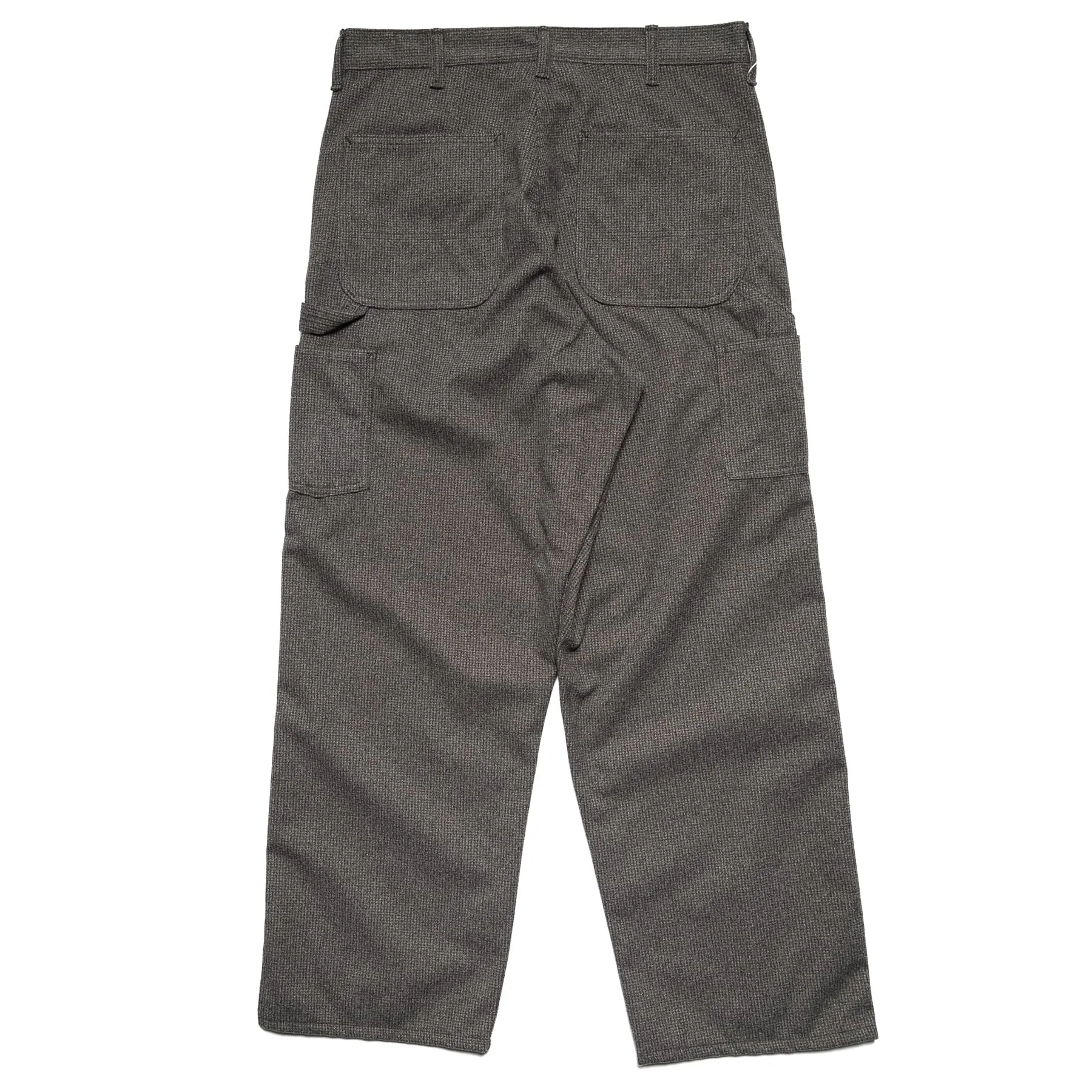 Dad's Fit Painter Pants - Brown Houndstooth