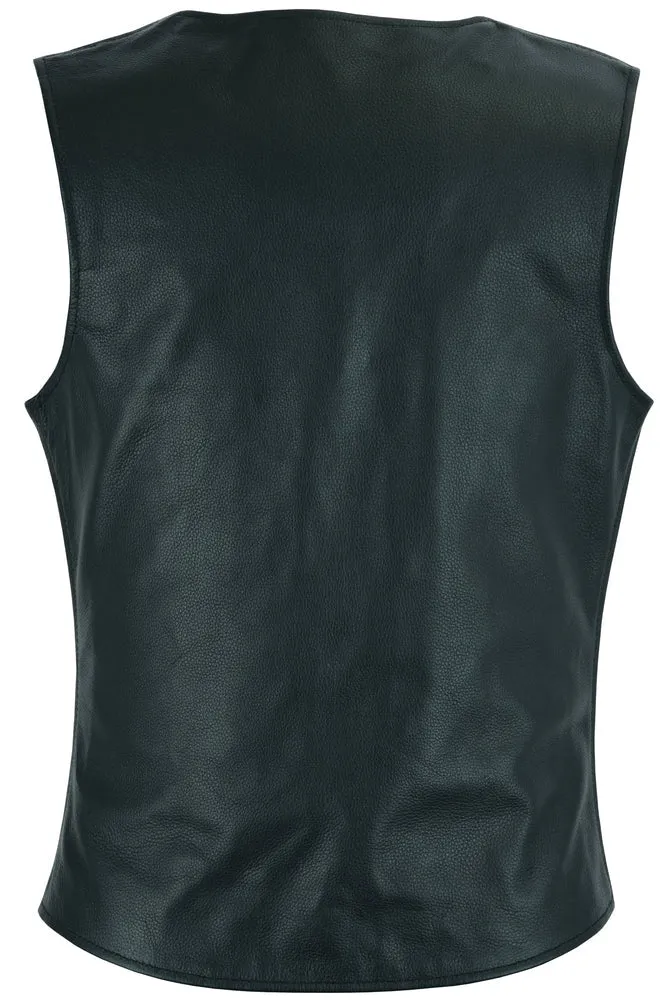 DS204 Women's Stylish Longer Body 3/4 Vest - Plain Sides