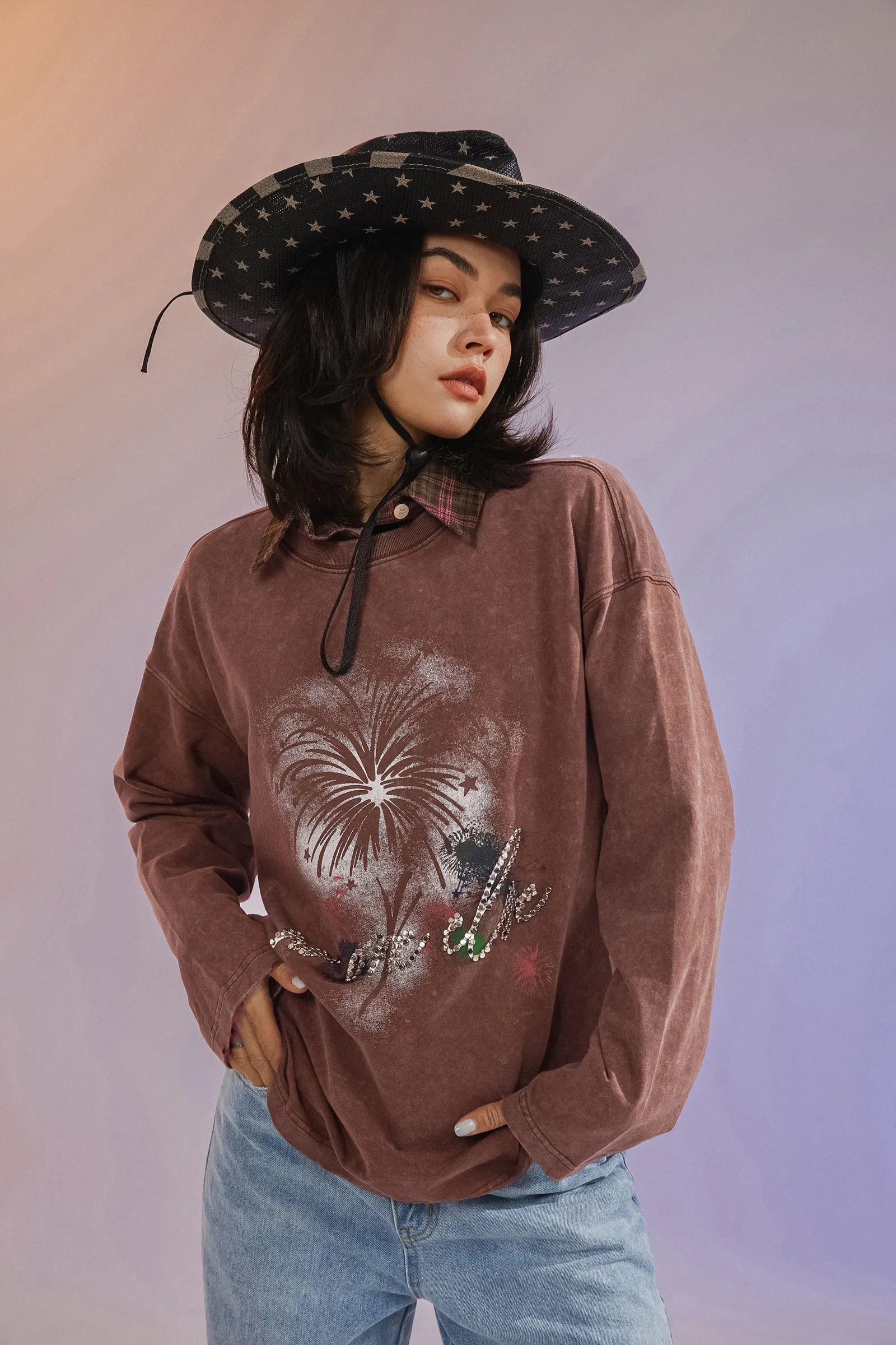 Fireworks Loose Fit Sweatshirt