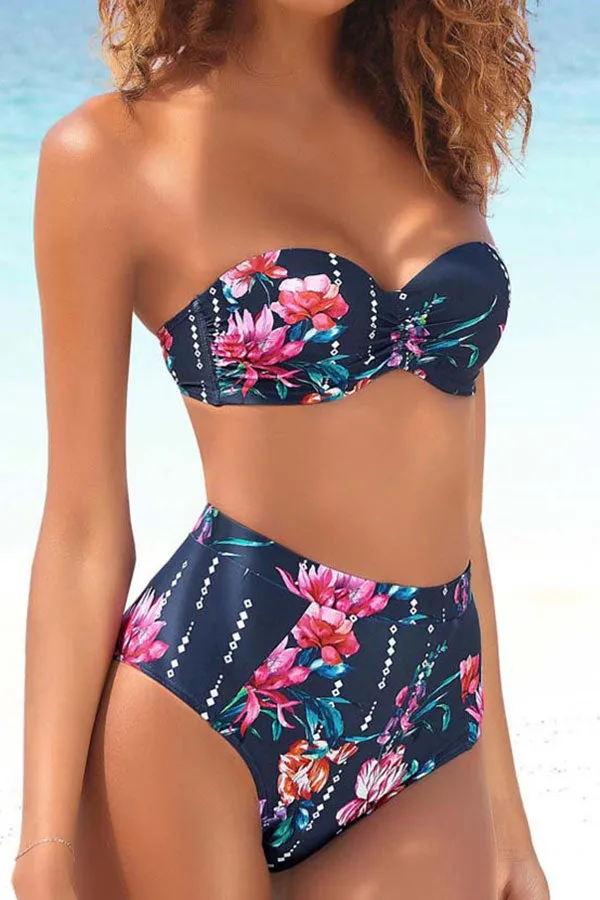 Floral Print Stylish Bikini