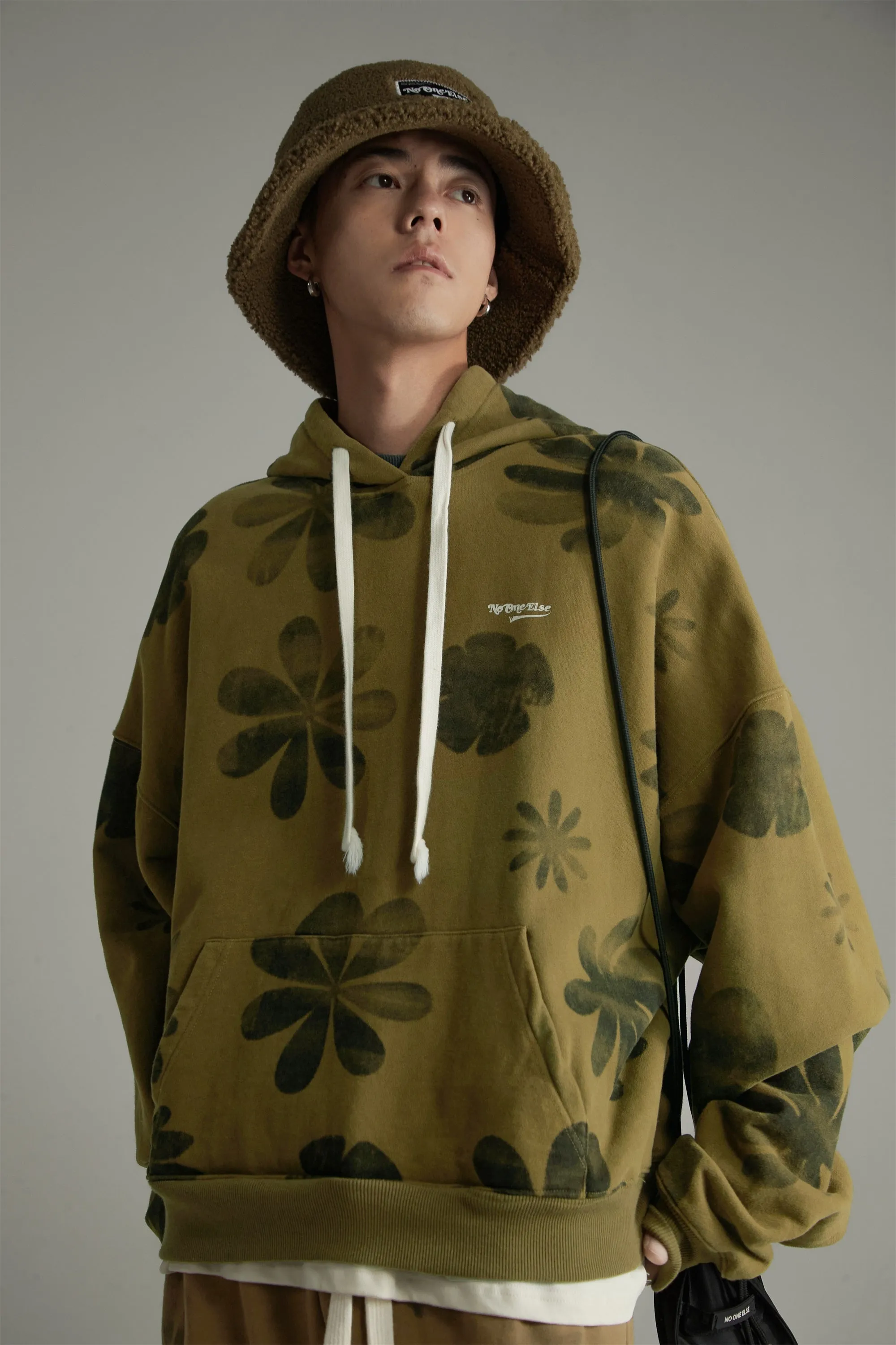 Flower Loose Fit Hoodie