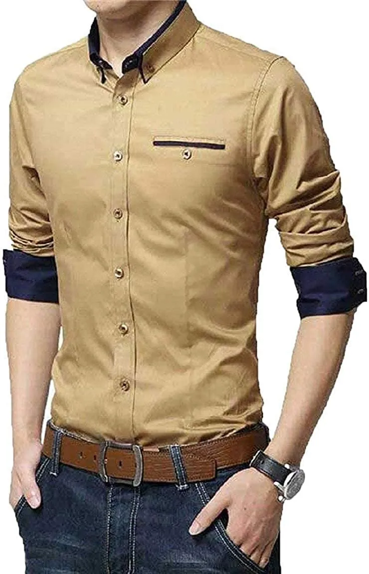 Full Sleeve Slim Fit Formal Shirt for Men