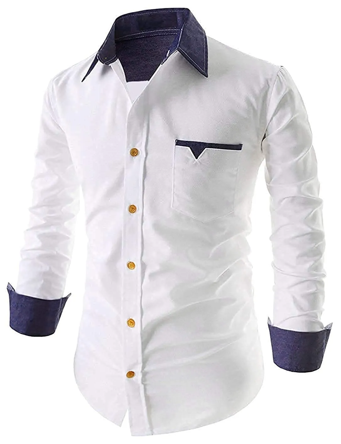 Full Sleeve Slim Fit Formal Shirt for Men