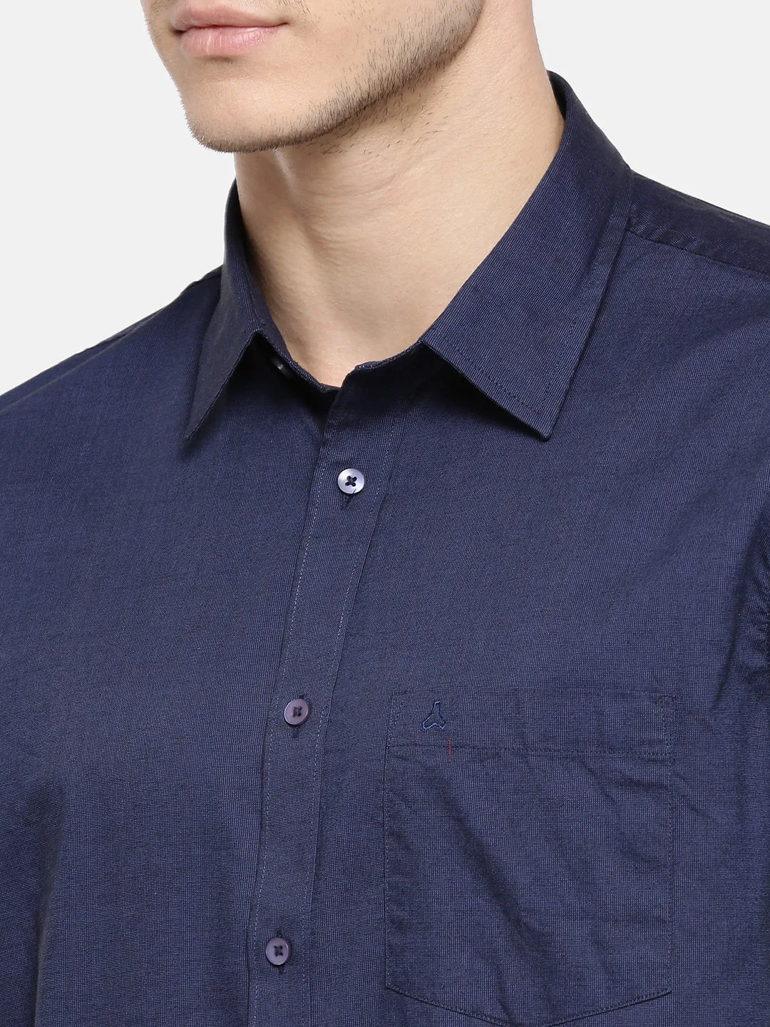 JDC Formal Solid shirts-Blue