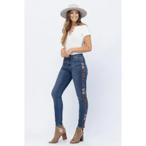 Judy blue western print relaxed fit