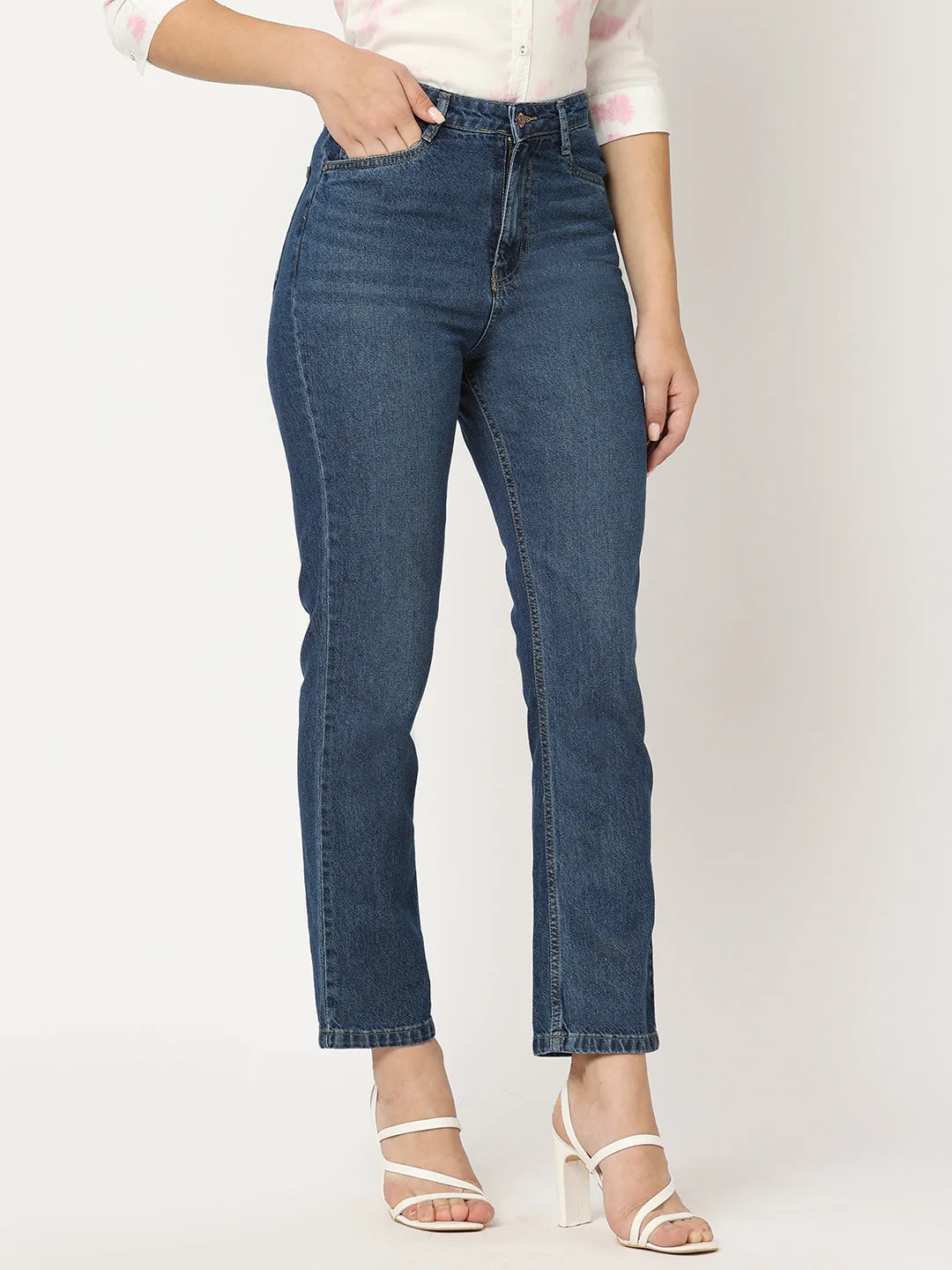 K603 High Rise Relaxed Straight Fit