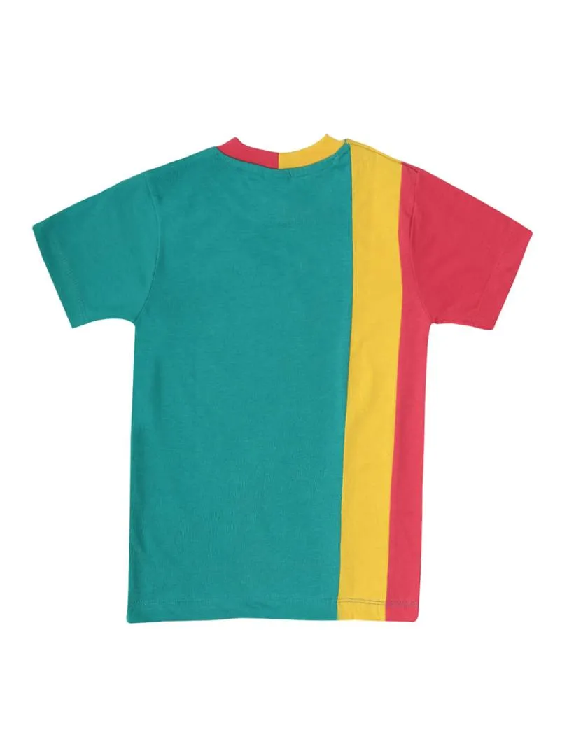 Kids Printed Multicoloured Cotton Tees (Pack Of 3)