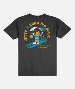 Kona Party Wave Tee - Black