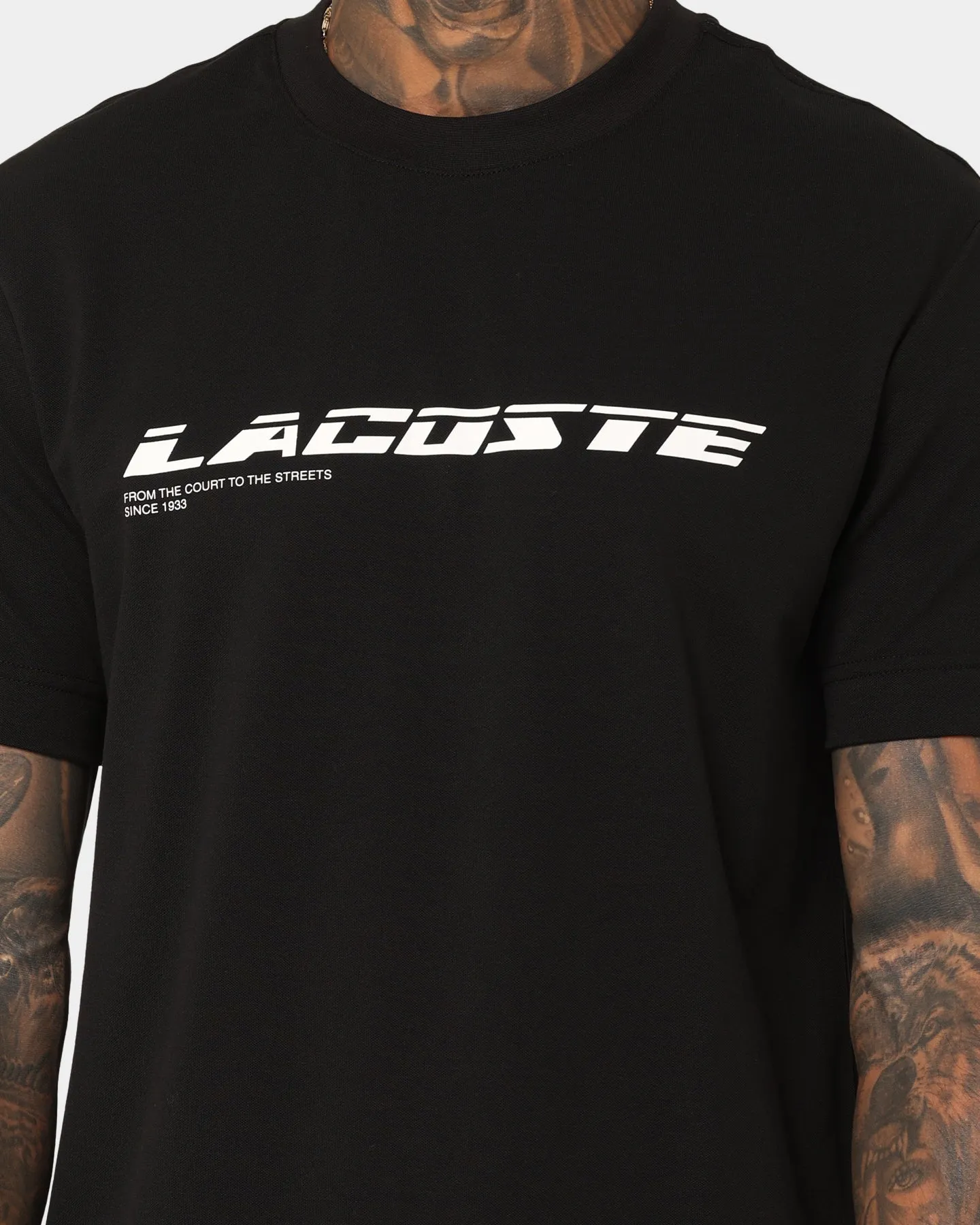 Lacoste Active Pique T-Shirt Black