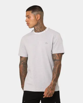 Lacoste Active Pique Tech T-Shirt Silver Chine