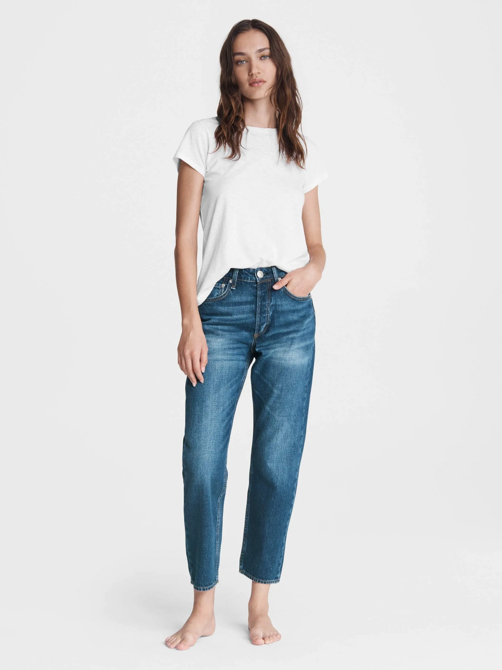 Maya High Rise Slim Jeans