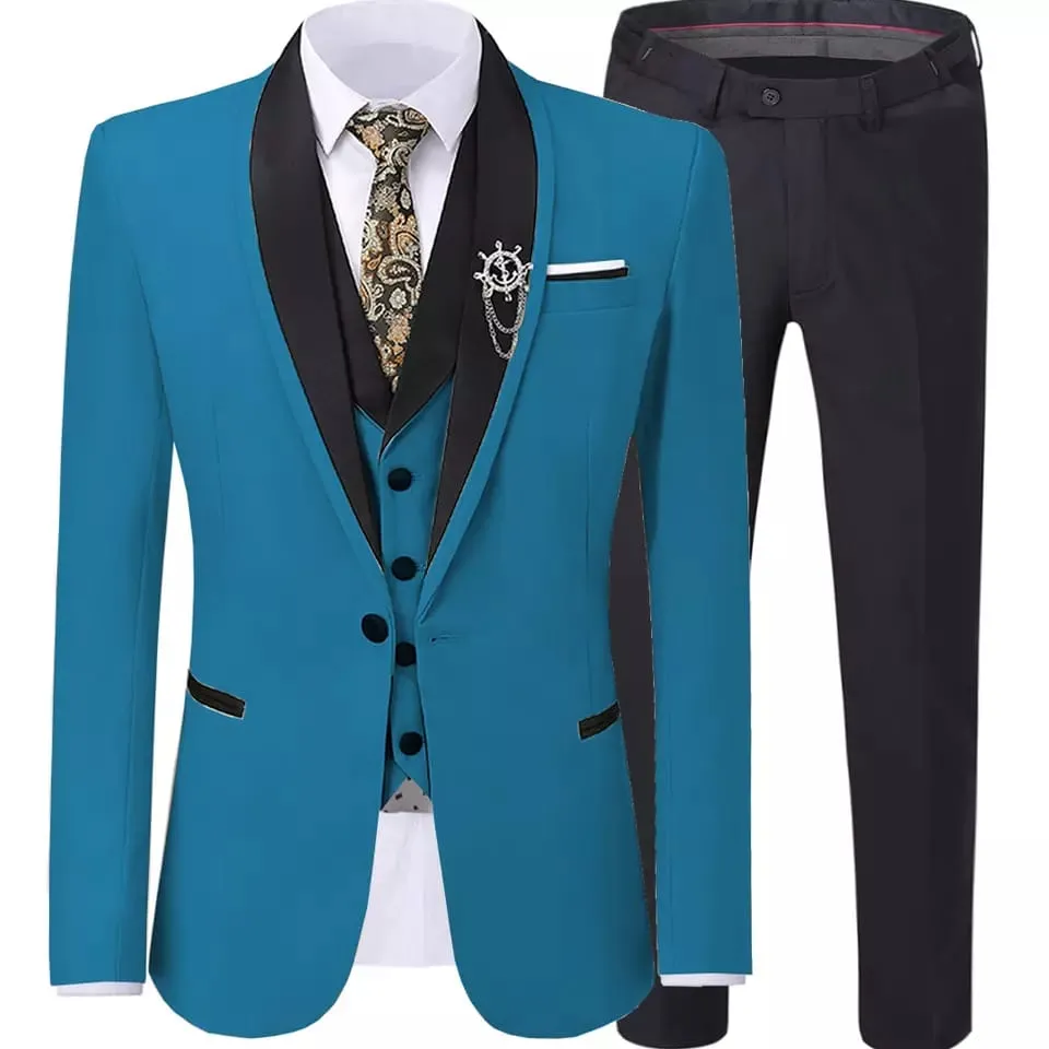 Men three piece  slim fit suits