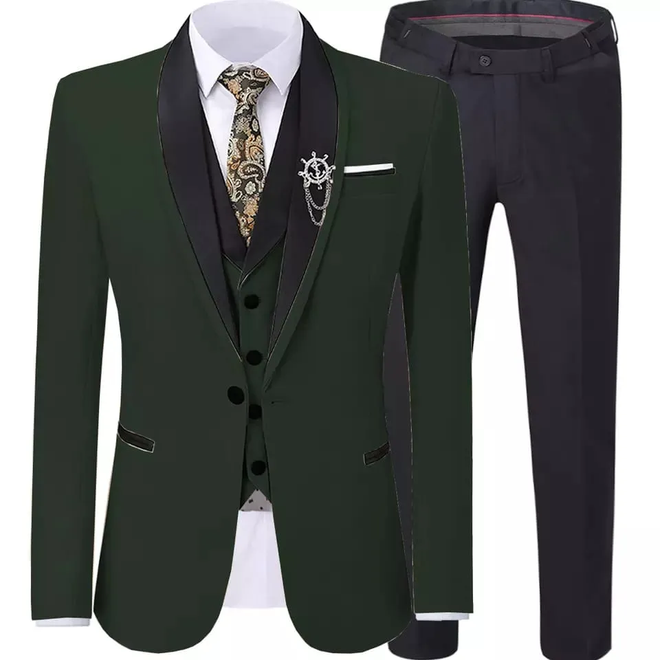 Men three piece  slim fit suits