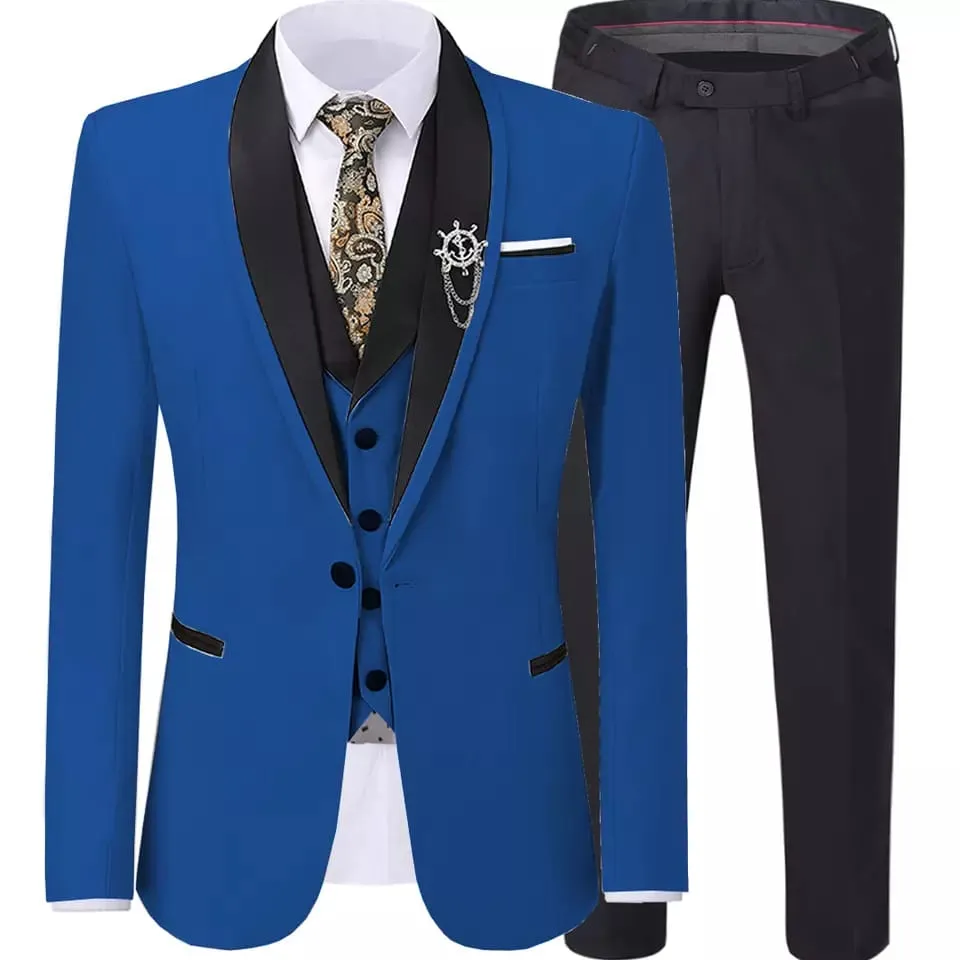 Men three piece  slim fit suits