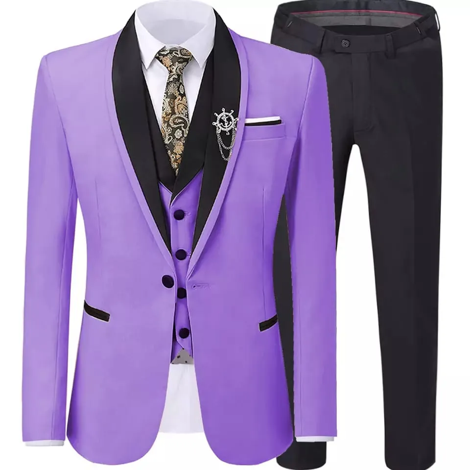 Men three piece  slim fit suits