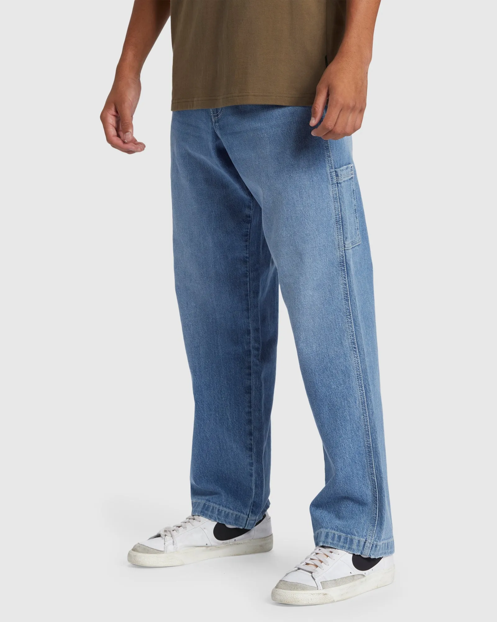 Mens Carpenter Stretch Denim Pants