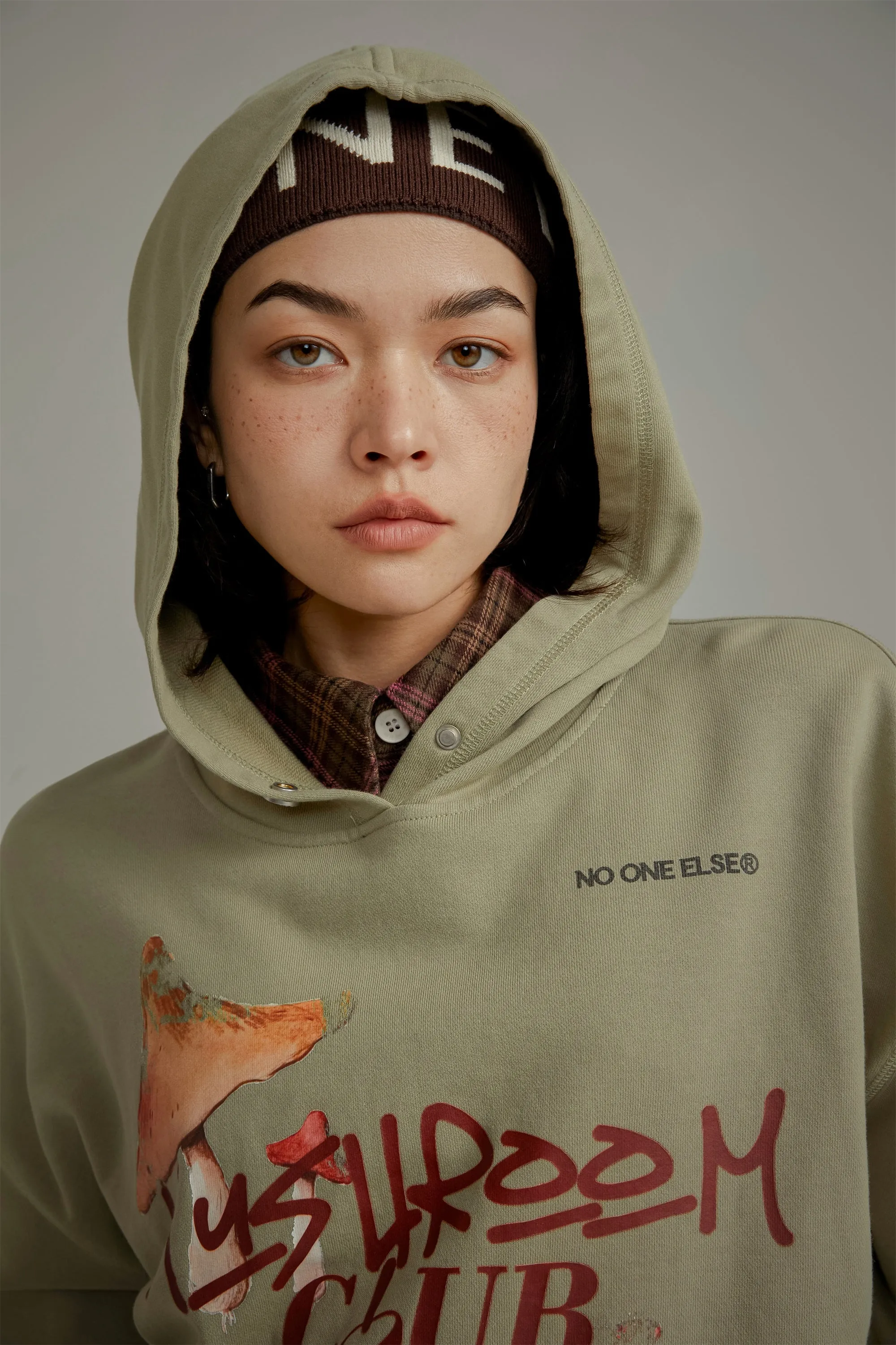 Mushroom Club Loose Fit Hoodie