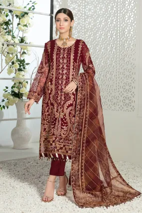 Nina by Tawakkal Semi Stitched 3 Piece Fancy Chiffon Collection'2022-N-6534