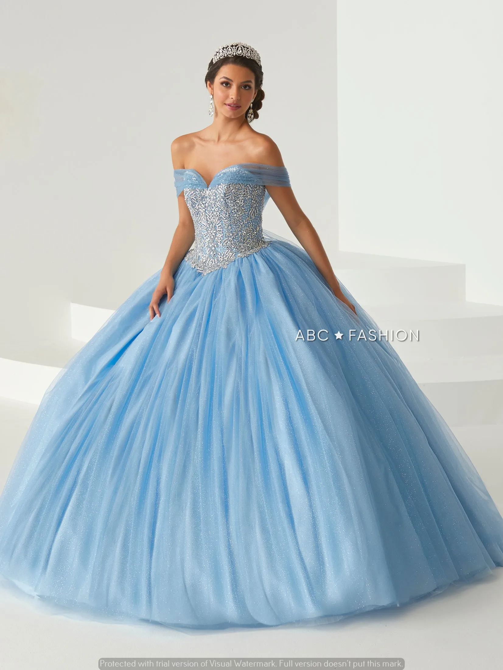 Off Shoulder Quinceanera Dress by Fiesta Gowns 56431