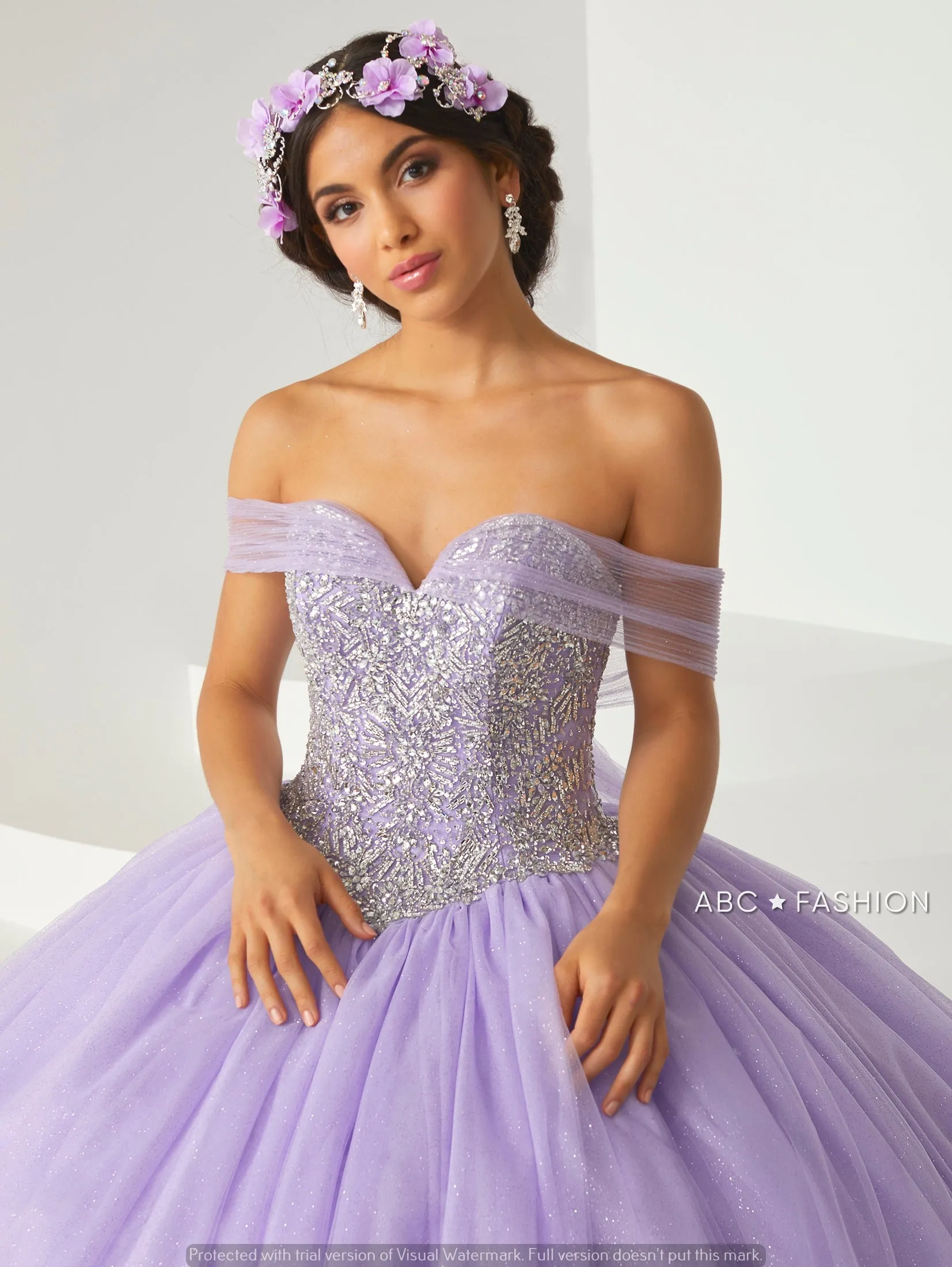 Off Shoulder Quinceanera Dress by Fiesta Gowns 56431