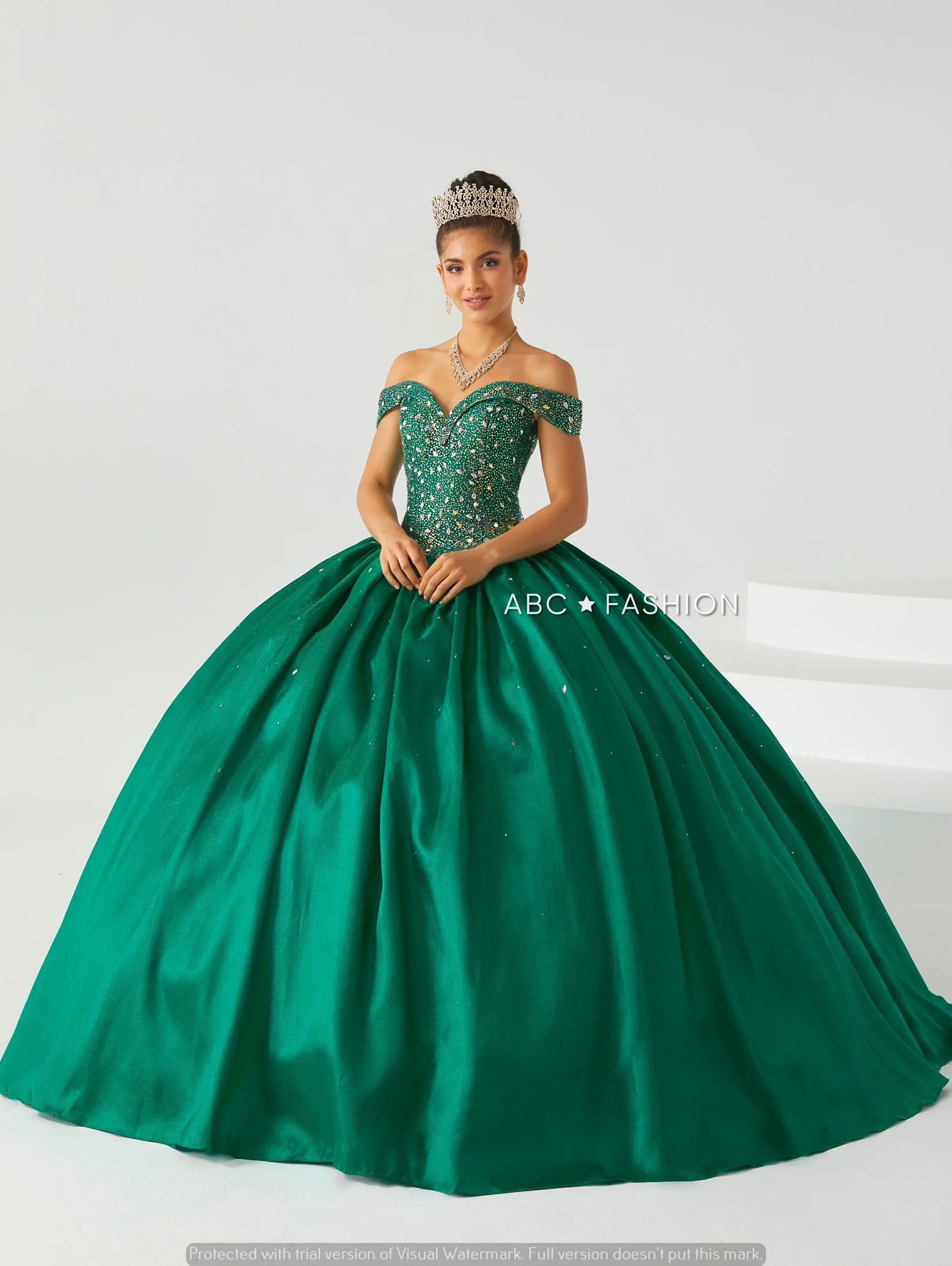 Off Shoulder Quinceanera Dress by Fiesta Gowns 56438