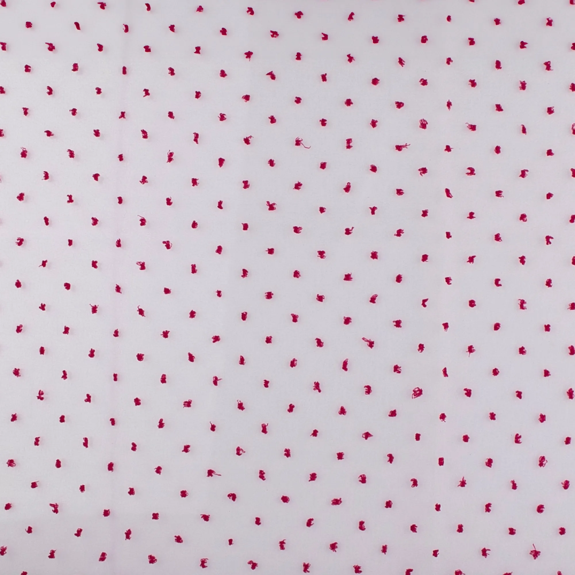 Organza with Embroidered Dot - DOTSY - Fuschia