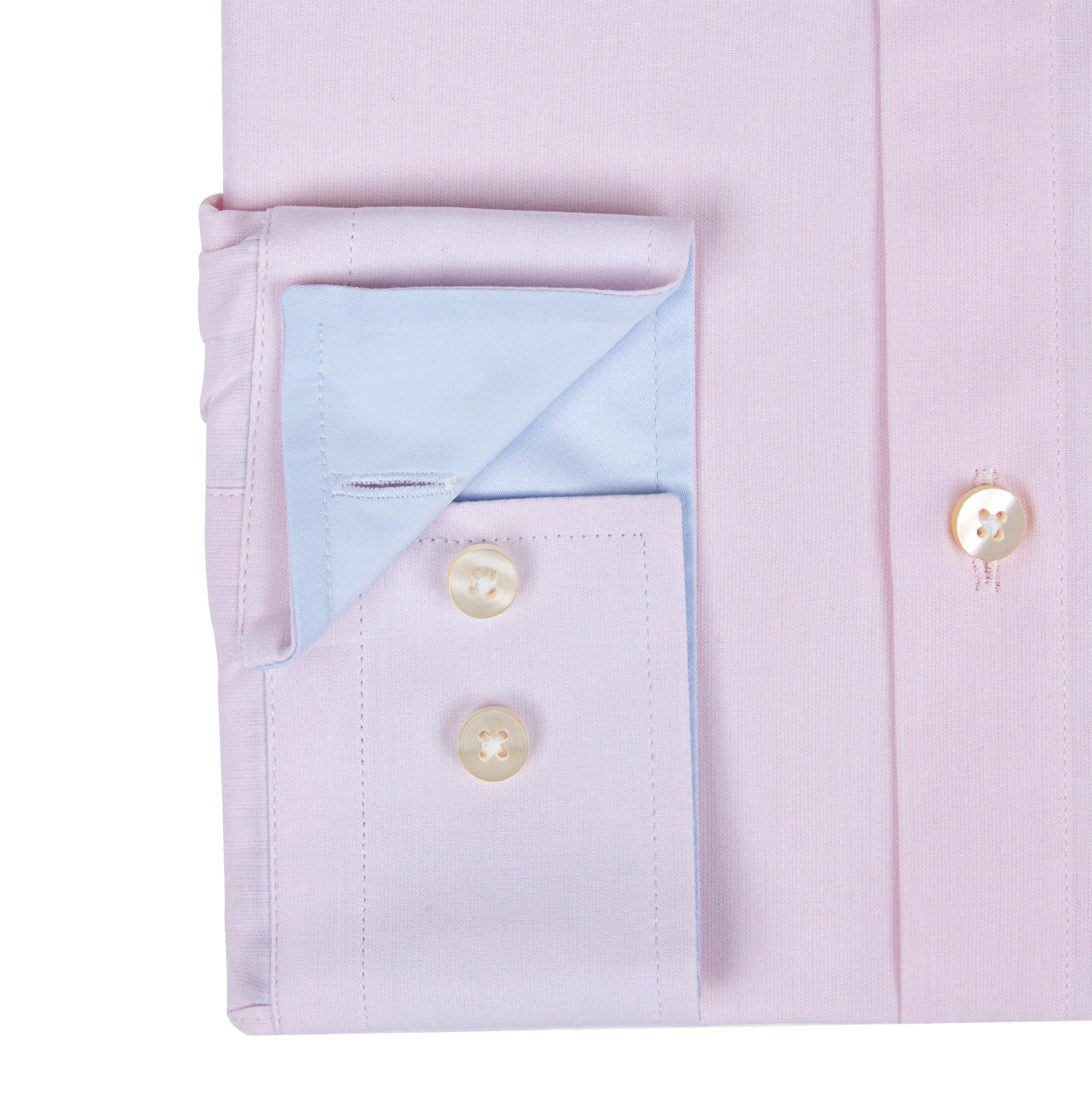 Pale Pink Fine Poplin Men's Shirt