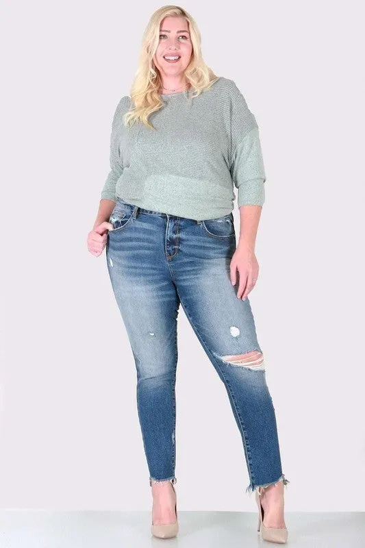 PLUS SIZE RELAXED SKINNY