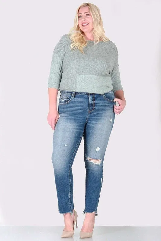 PLUS SIZE RELAXED SKINNY