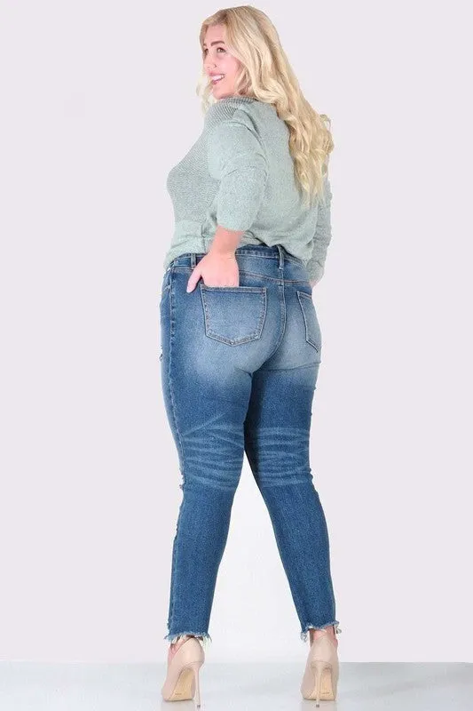 PLUS SIZE RELAXED SKINNY