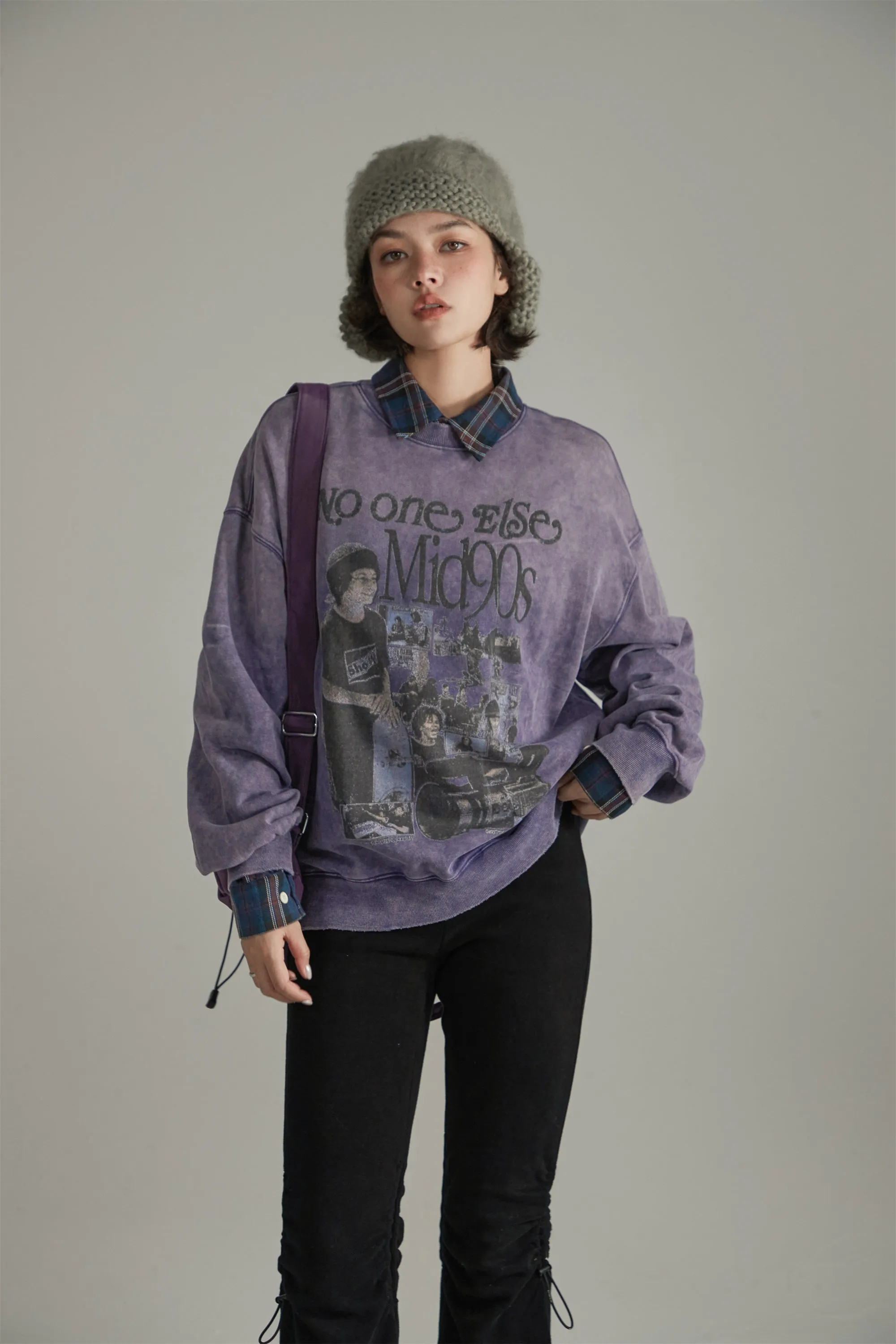 Printed Loose Fit Mid Nineties Sweatshirt